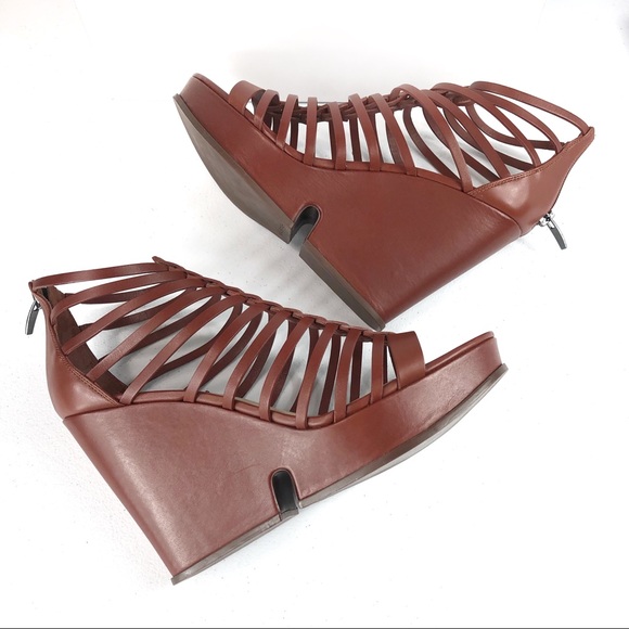 Via Spiga Walena Platform Wedge Sandal Size 10 - Picture 4 of 8